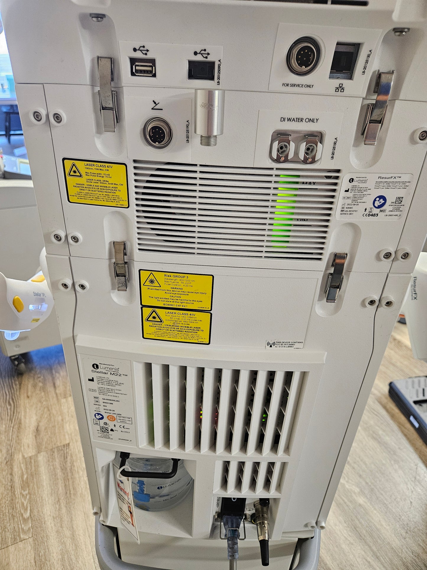 2022 Lumenis Stellar M22 IPL and ResurFx, (Low Pulses)