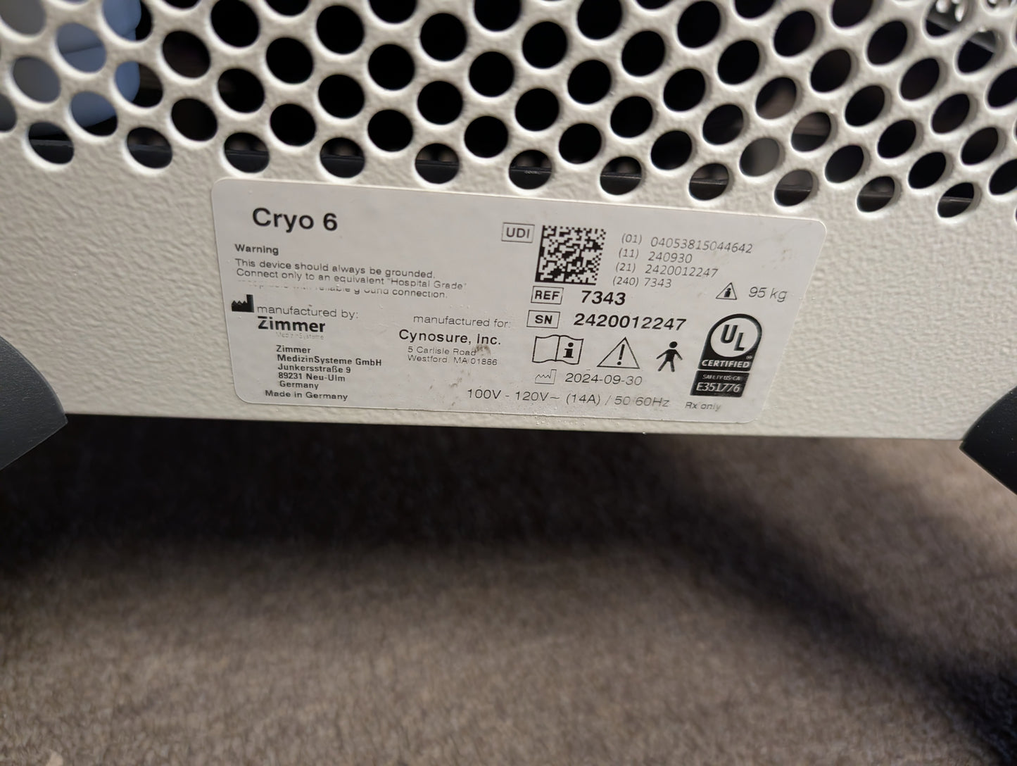 2024 Zimmer Cryo6 Chiller