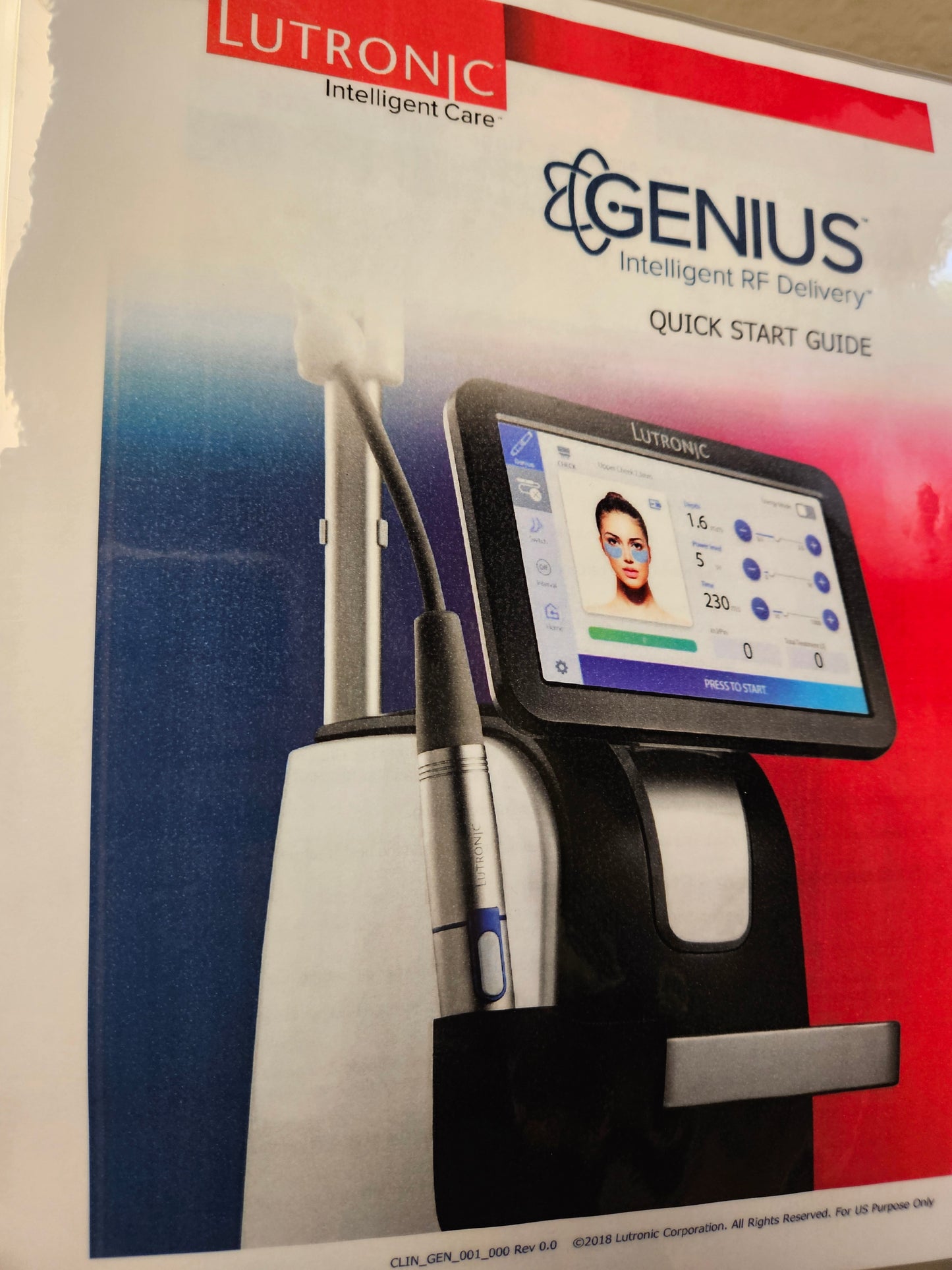 2018 Lutronic Genius RF Microneedling