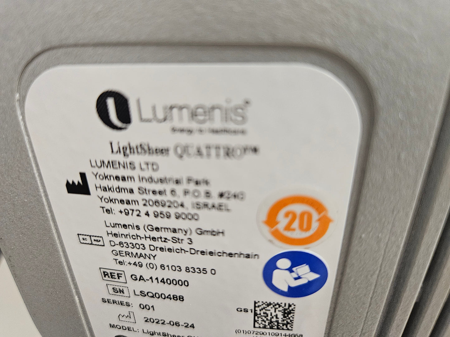 Lumenis LightSheer Quattro