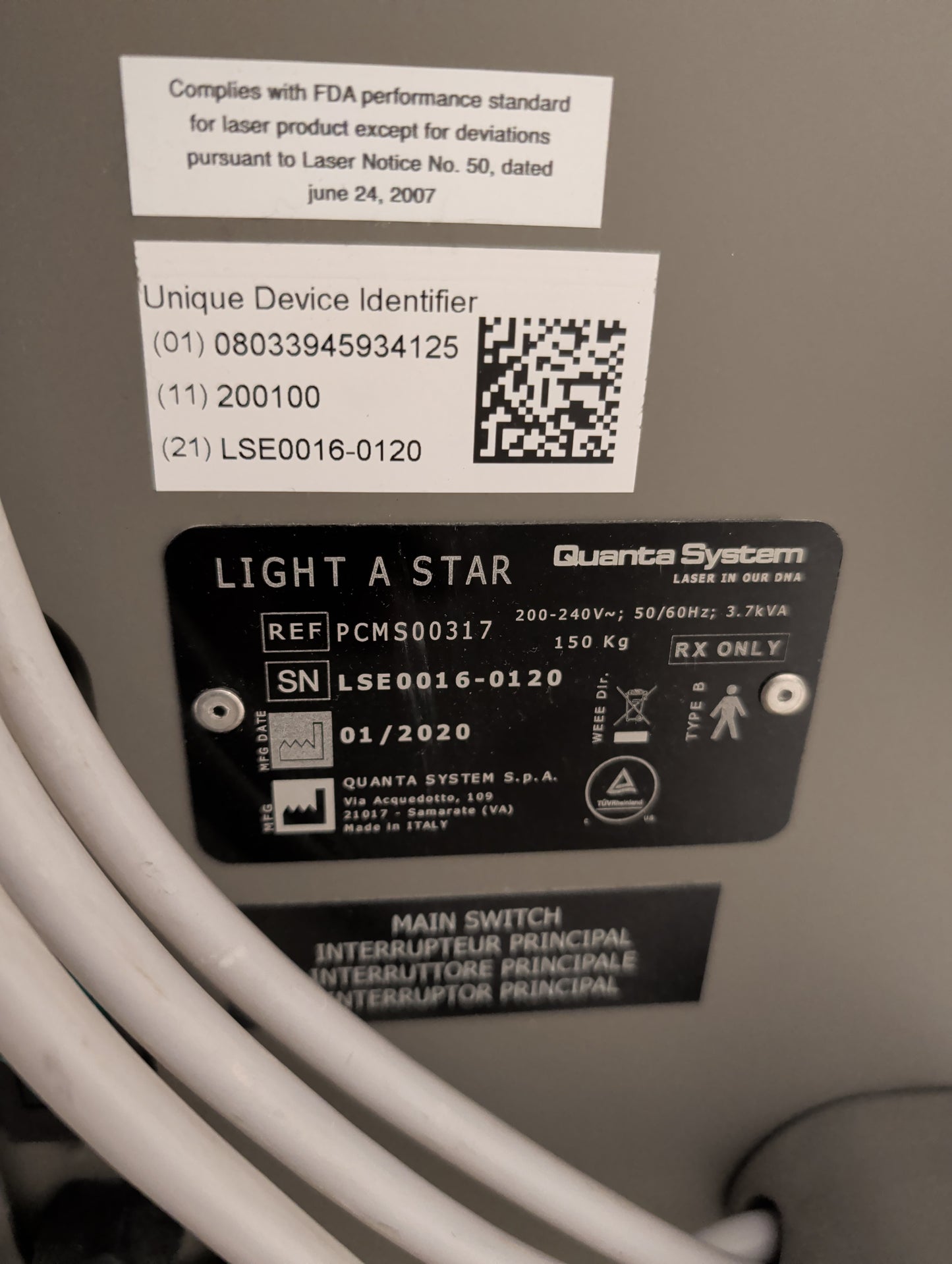 2020 Quanta Evo Light - 755nm/1064nm Alex/Yag With IPL And 2940 nm Erbium