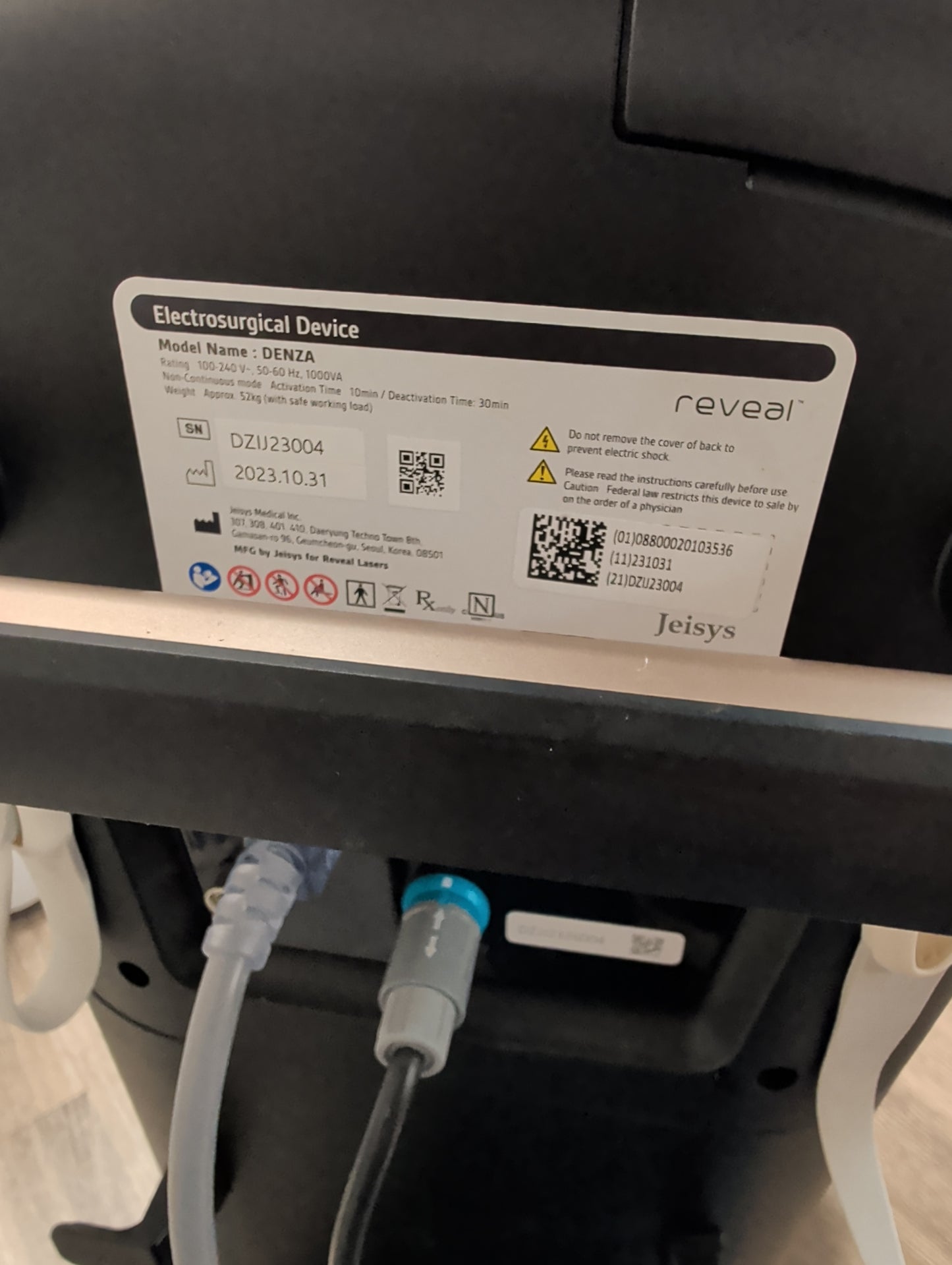 2023 Jeisys Denza/Reveal RF Device