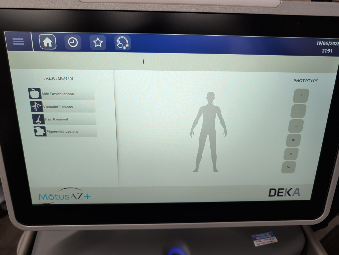 2023 DEKA Motus AZ+ Hair Removal and Vascular Treatments