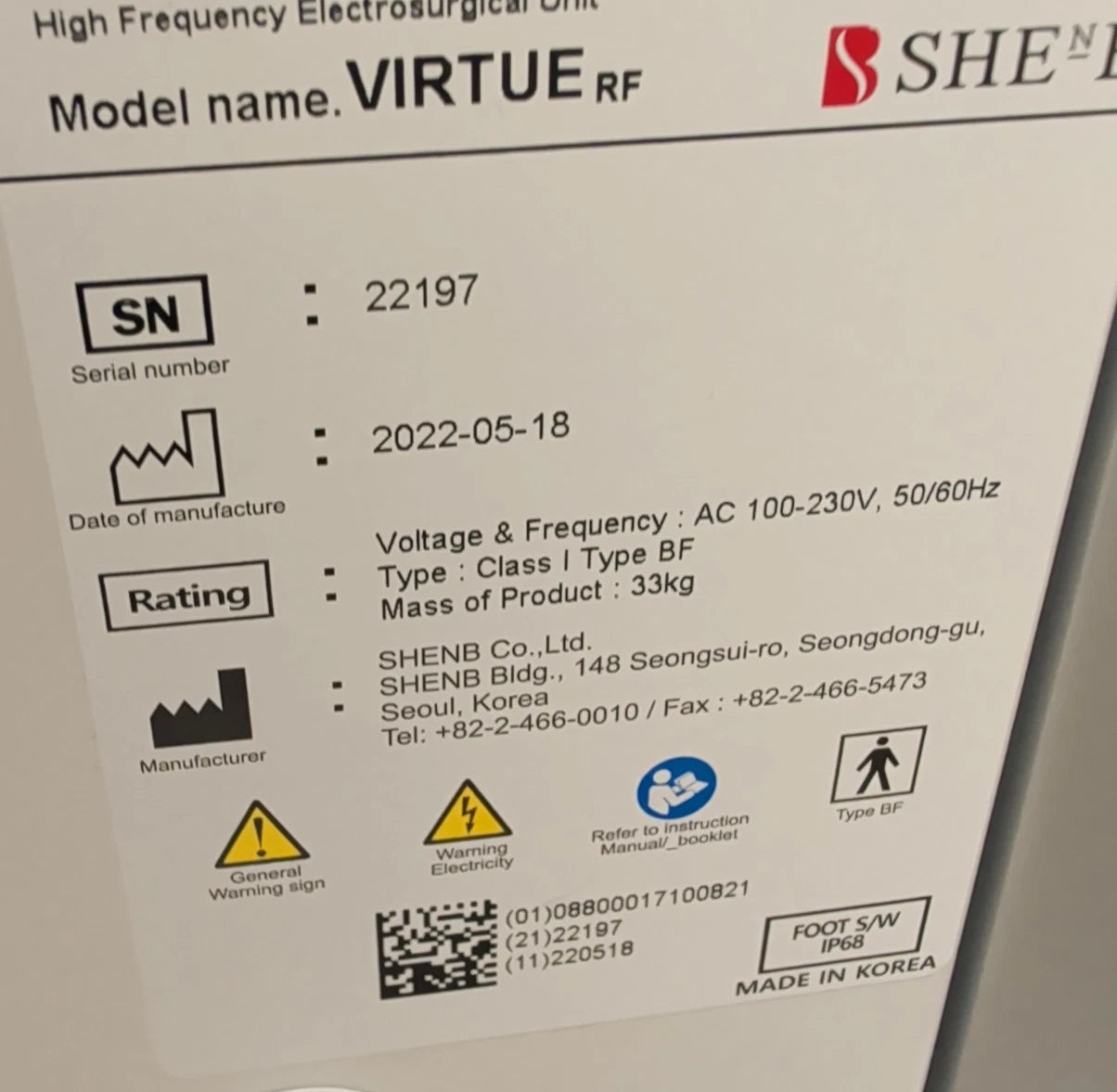 2020 to 2023 Cartessa Virtue RF Microneedling Devices