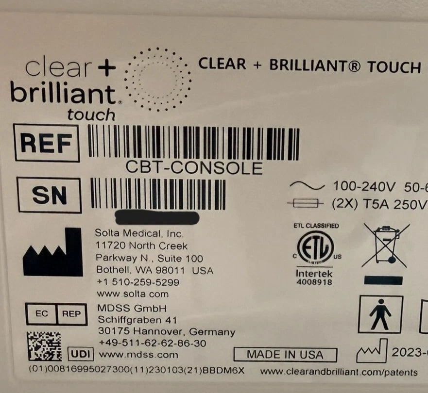 2023 SOLTA Clear & Brilliant Touch